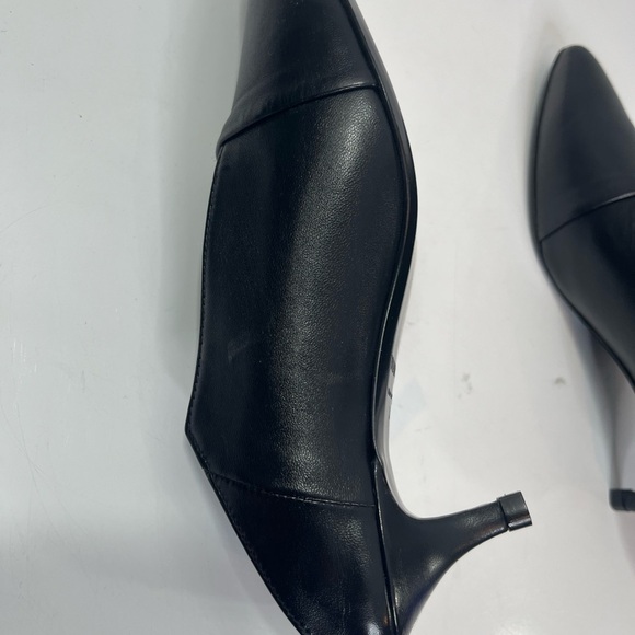 Thakoon Portuguese Elegant Black Kitten Heel Mules, NWOB, size 39/8 - Picture 3 of 13